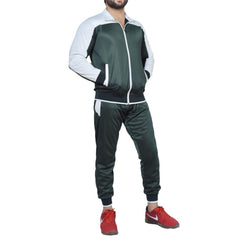 Men's Designer Tracksuit – 2-Piece Athletic Jogging Set with Track Jacket & Pants